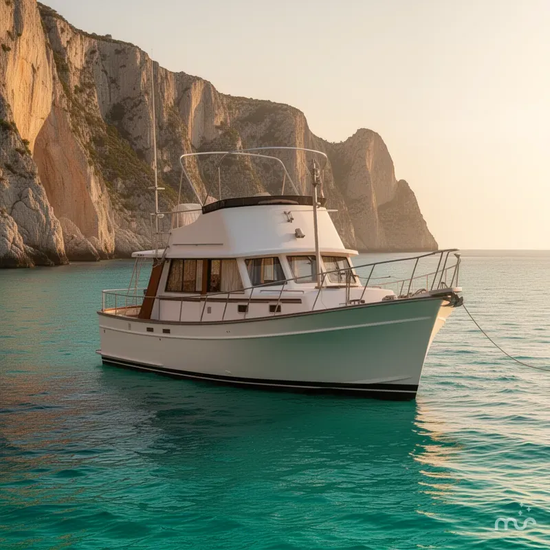 Slide: The Image of Mainship 34 Trawler 1982 - 2