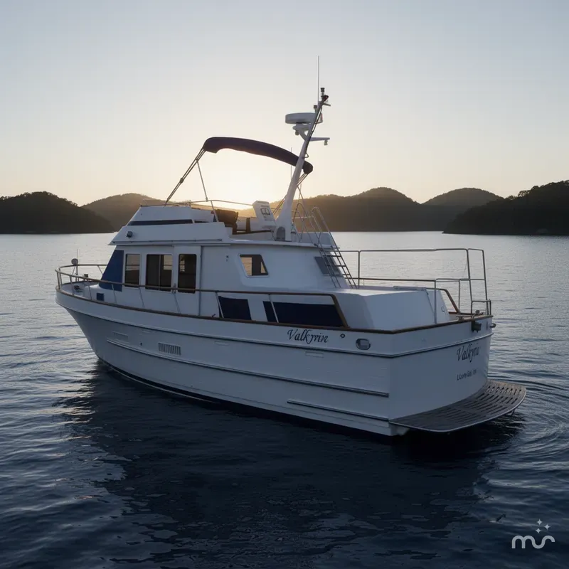 Slide: The Image of Ocean Alexander 38 Double Cabin 1985 - 1
