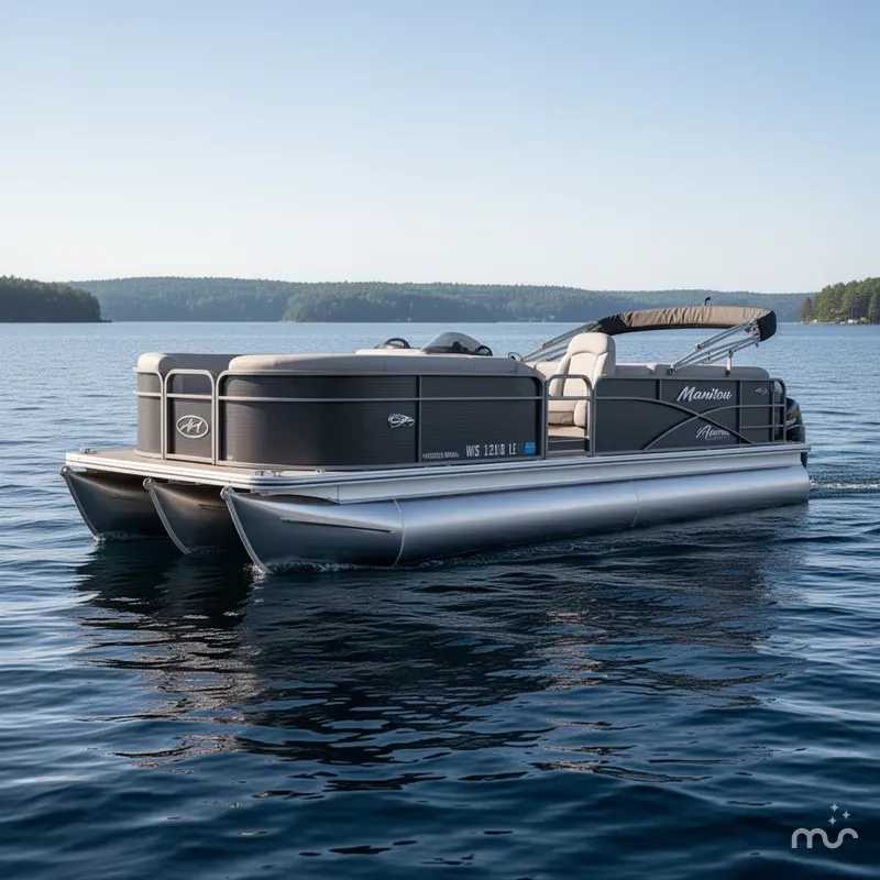 Slide: The Image of Manitou 22 Aurora LE Twin Tube 25" 2018 - 1
