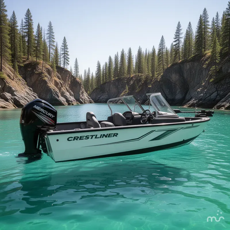 The Image of Crestliner 1750 Fish Hawk WT JS 2019 - 0