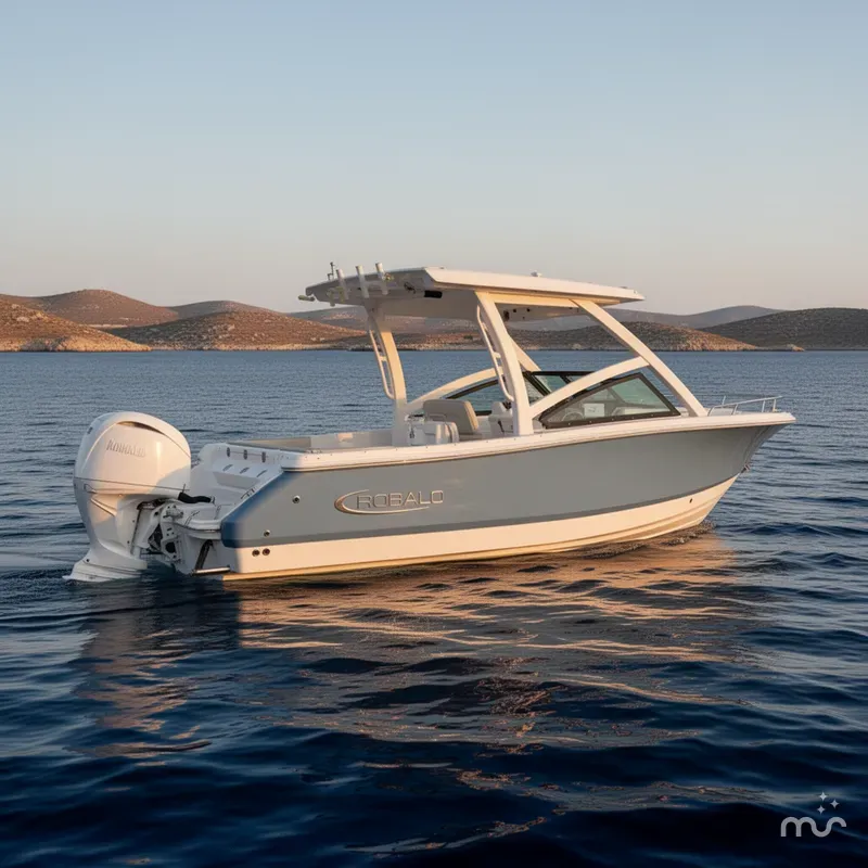 Slide: The Image of Robalo Dual Console R257 2026 - 2