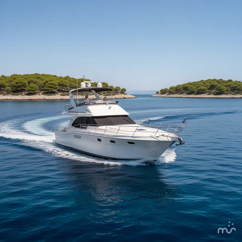 Slide: The Image of Carver Yachts 396 Motor Yacht 2000 - 2
