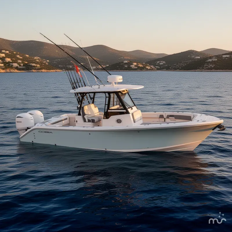 Slide: The Image of Cobia 305 Center Console 2026 - 2