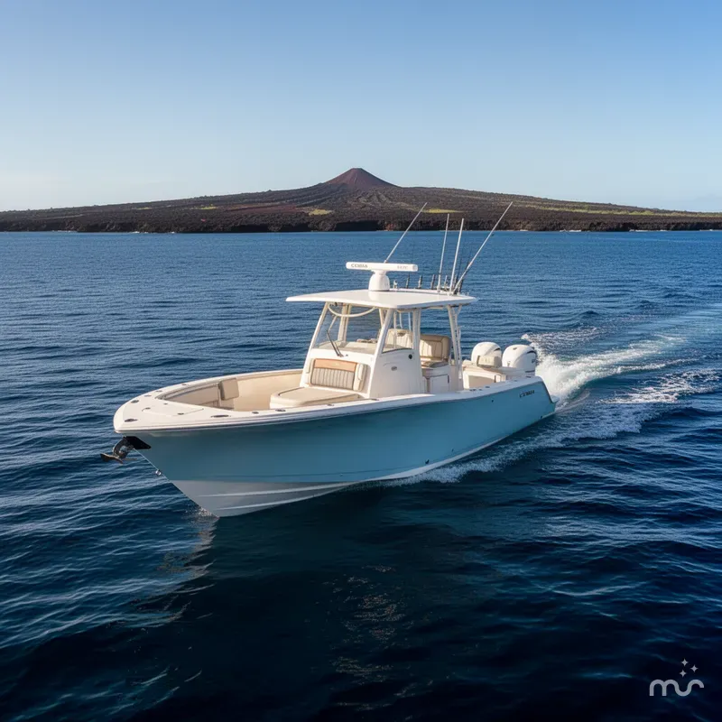 Slide: The Image of Cobia 350 Center Console 2026 - 2