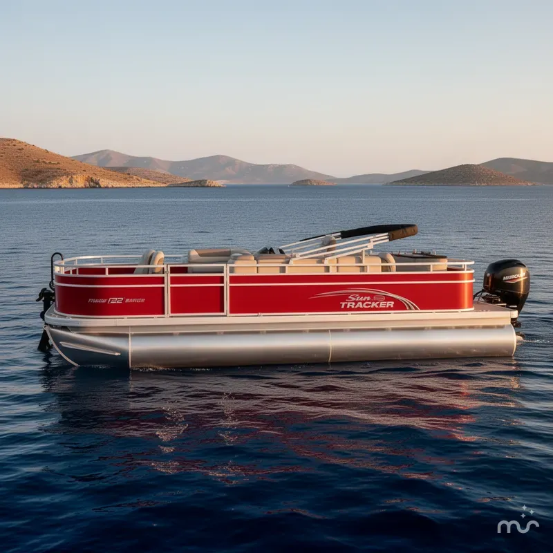 Slide: The Image of Sun Tracker Fishin' Barge 22 DLX 2026 - 2