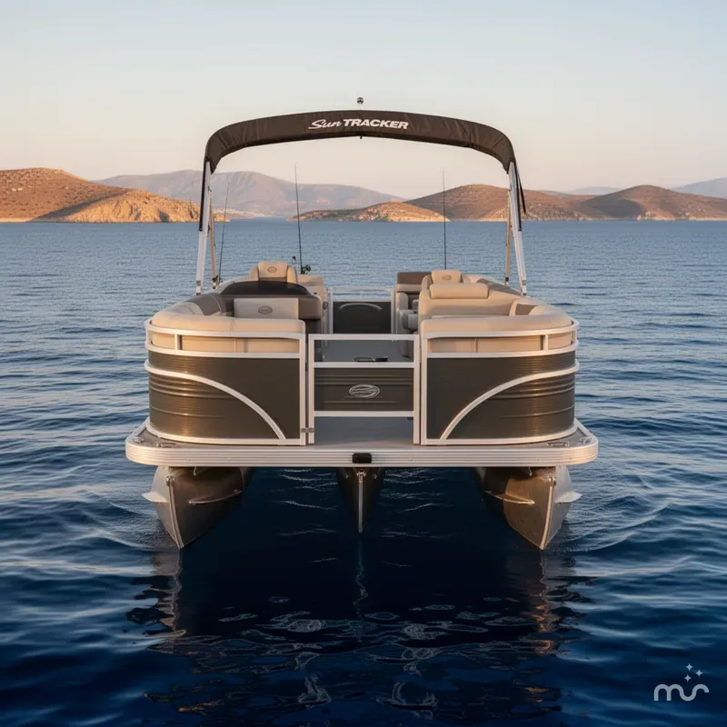 Slide: The Image of Sun Tracker Fishin' Barge 22 DLX 2026 - 3