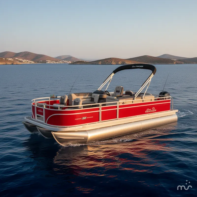 Slide: The Image of Sun Tracker Fishin' Barge 22 DLX 2026 - 4