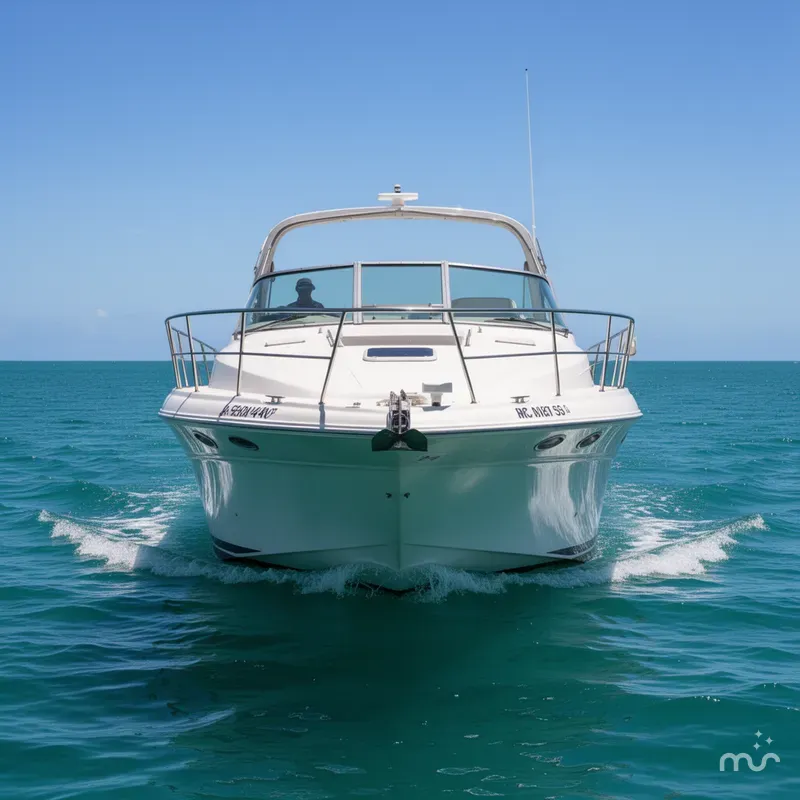 Slide: The Image of Sea Ray 410 Express Cruiser 2001 - 0