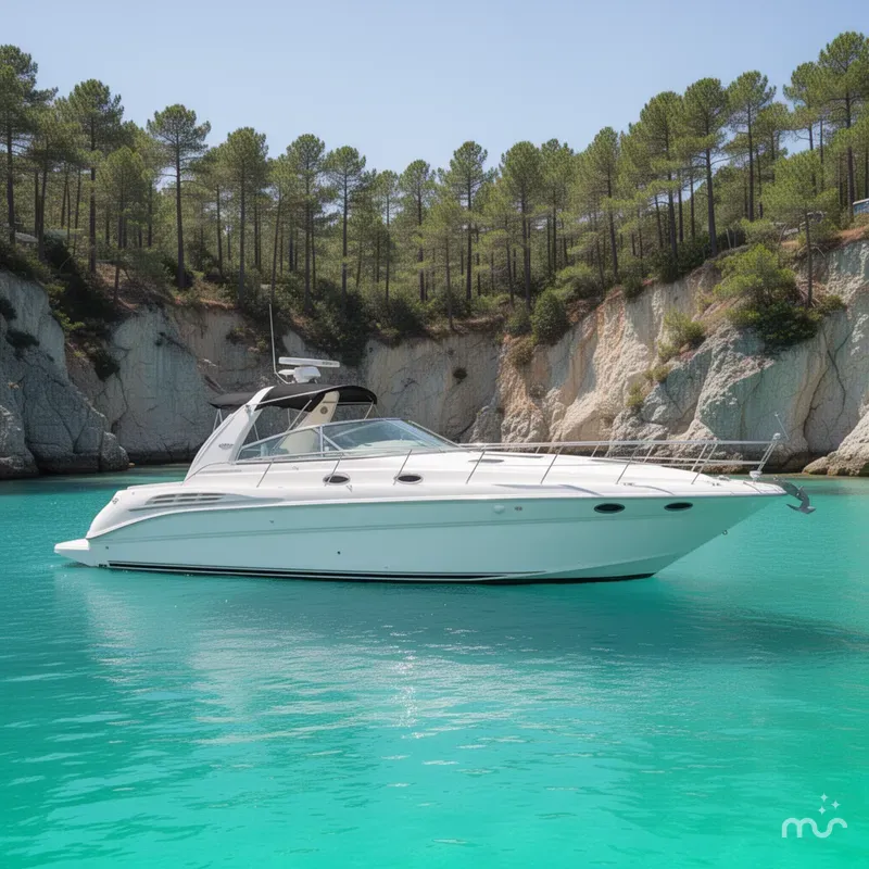 Slide: The Image of Sea Ray Sundancer 400 1999 - 2