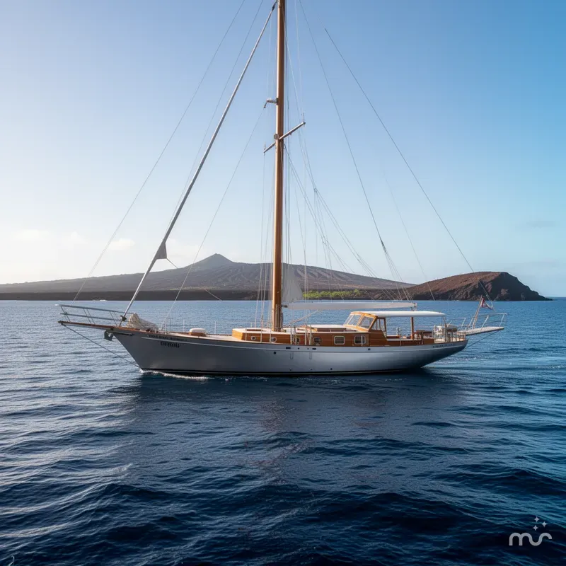 Slide: The Image of Custom Bruce Bingham Custom Steel Hull 47 1992 - 2