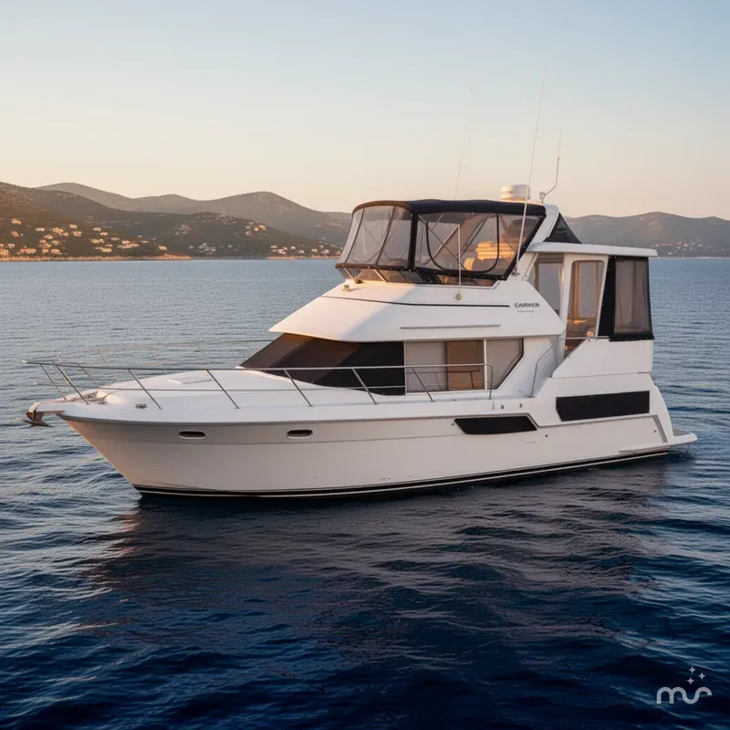 The Image of Carver Yachts 355 Aft Cabin Motor Yacht 1997 - 0