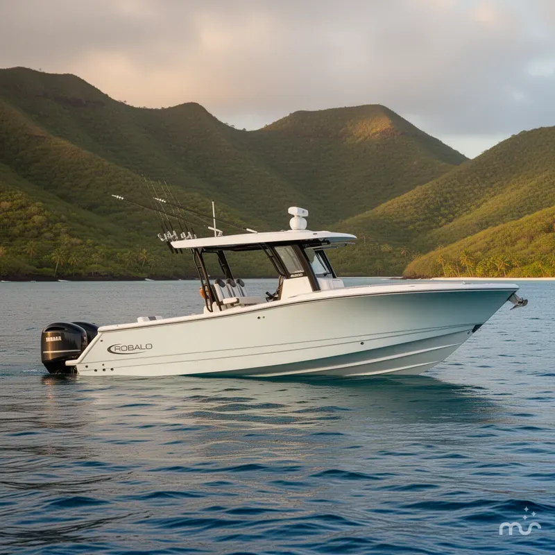 Slide: The Image of Robalo R300 Center Console 2026 - 2