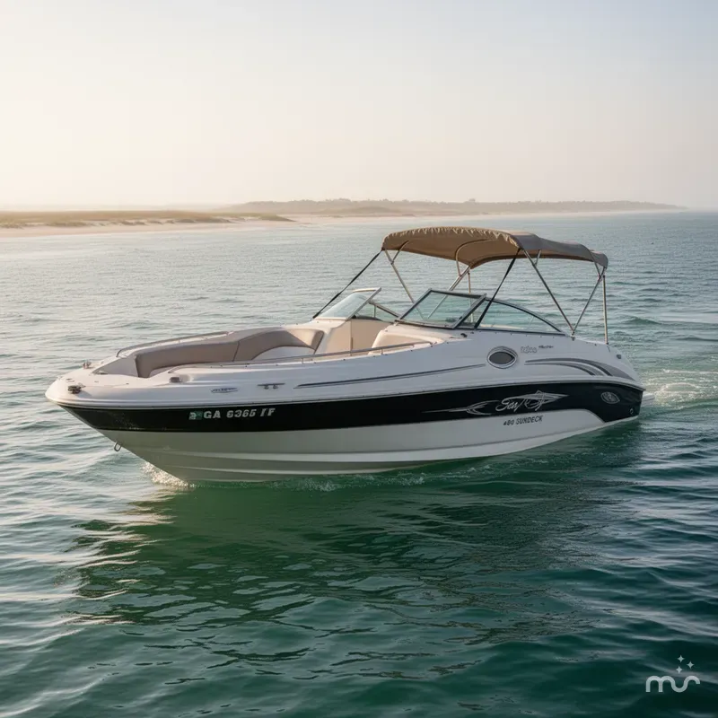 Slide: The Image of Sea Ray 240 Sundeck 2002 - 2