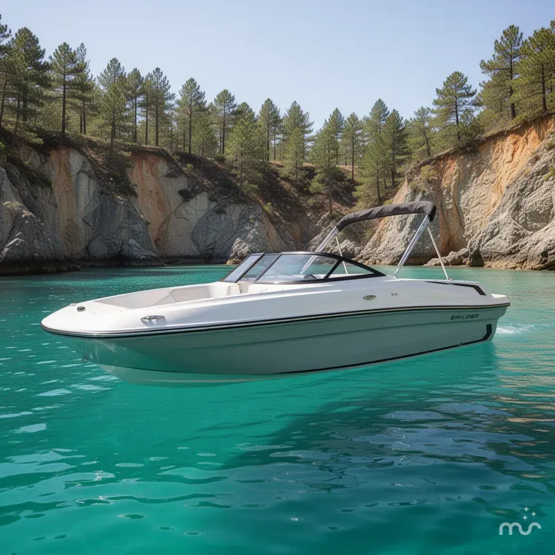 Slide: The Image of Bayliner VR4 Bowrider OB 2026 - 2