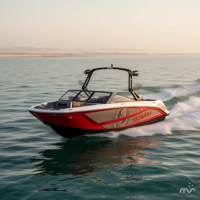Slide: The Image of Scarab 235 LX Wake 2025 - 1