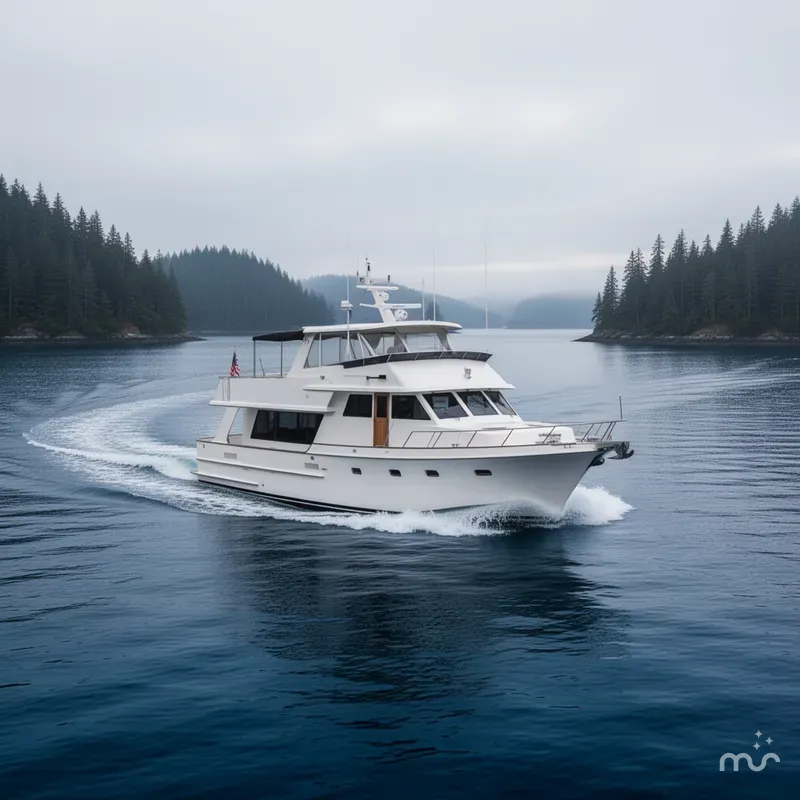 Slide: The Image of Ocean Alexander 50 Pilothouse 1981 - 2