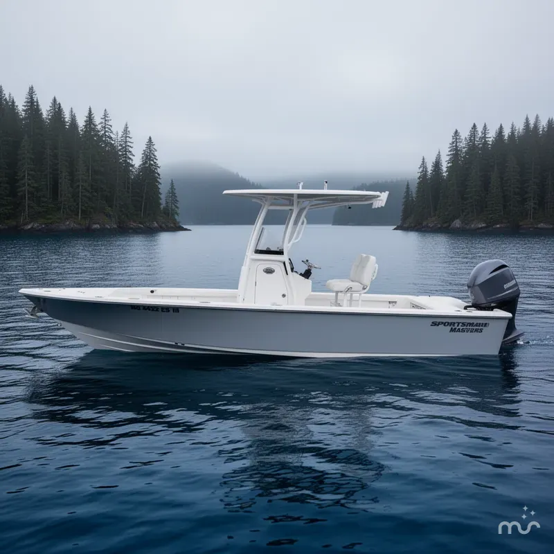 Slide: The Image of Sportsman Masters 247 Bay Boat 2021 - 2