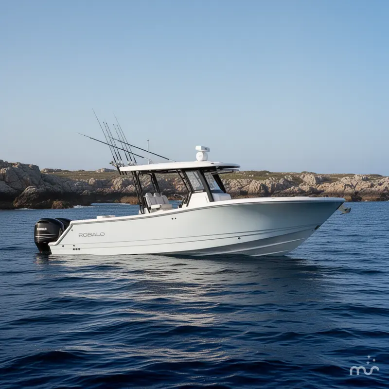 Slide: The Image of Robalo R300 Center Console 2025 - 2