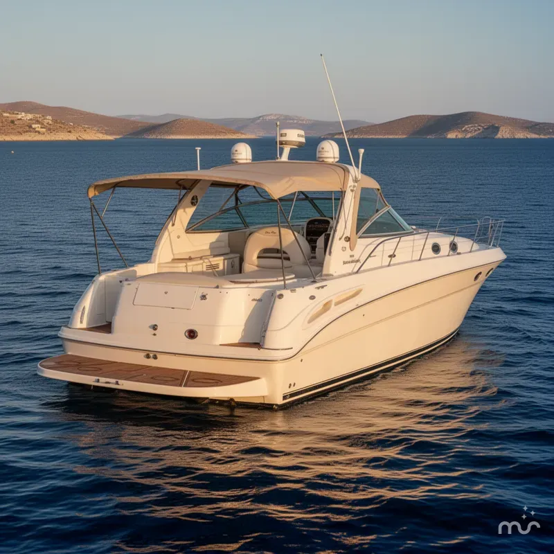 Slide: The Image of Sea Ray 380 Sundancer 2002 - 3
