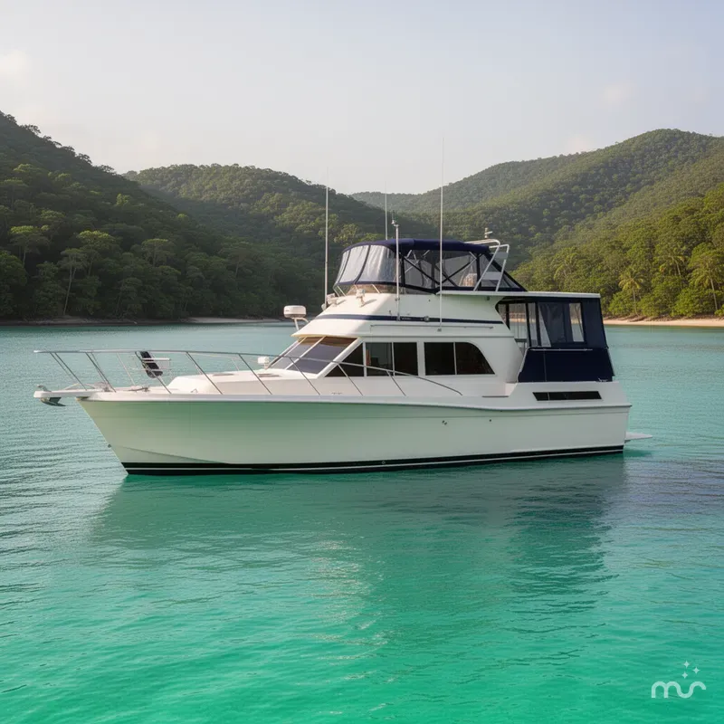 Slide: The Image of Chris-Craft 426 Catalina 1985 - 2