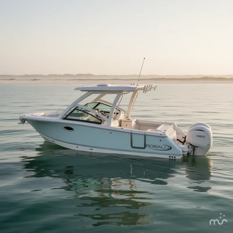 Slide: The Image of Robalo R257 Dual Console 2026 - 2