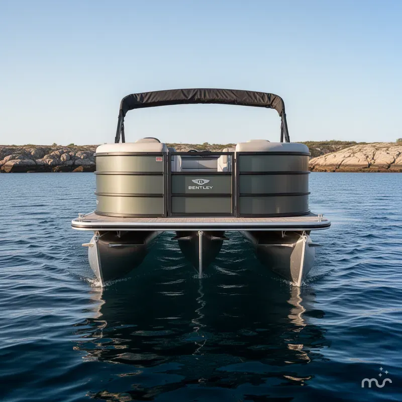 Slide: The Image of Bentley Pontoons Legacy 243 Navigator 2026 - 1