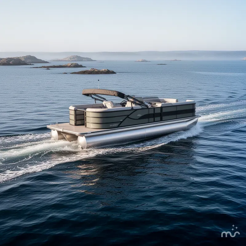 Slide: The Image of Bentley Pontoons Legacy 243 Navigator 2026 - 4