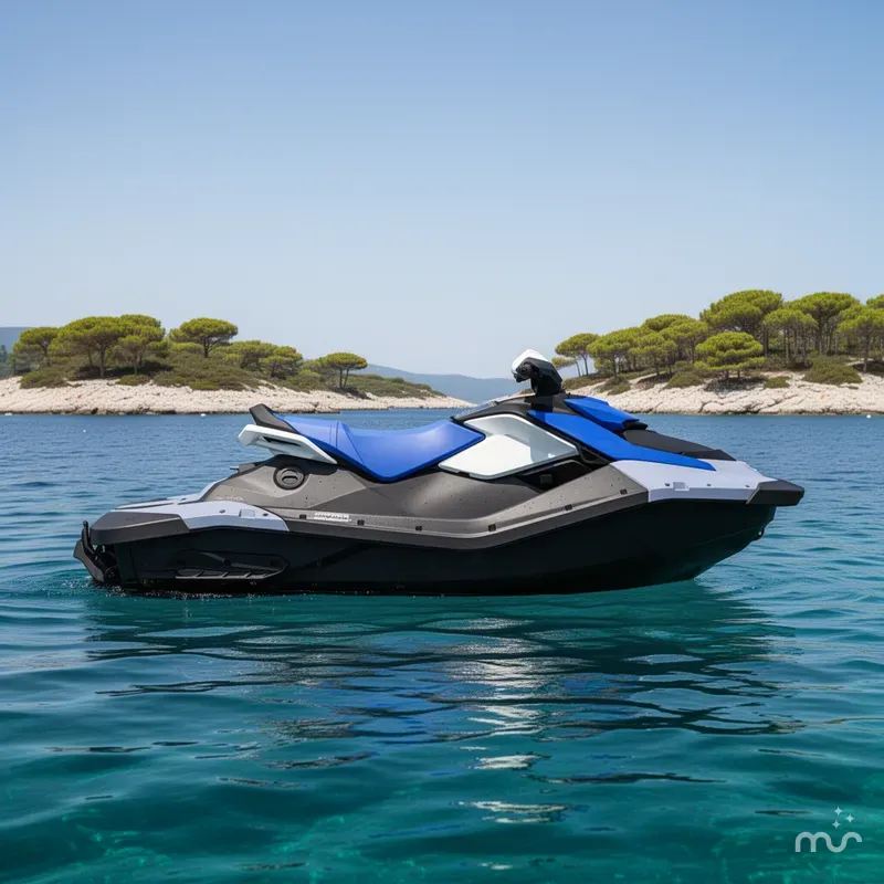 Slide: The Image of Sea-Doo Spark for 2 90 hp Convenience package with iBR 2026 - 2