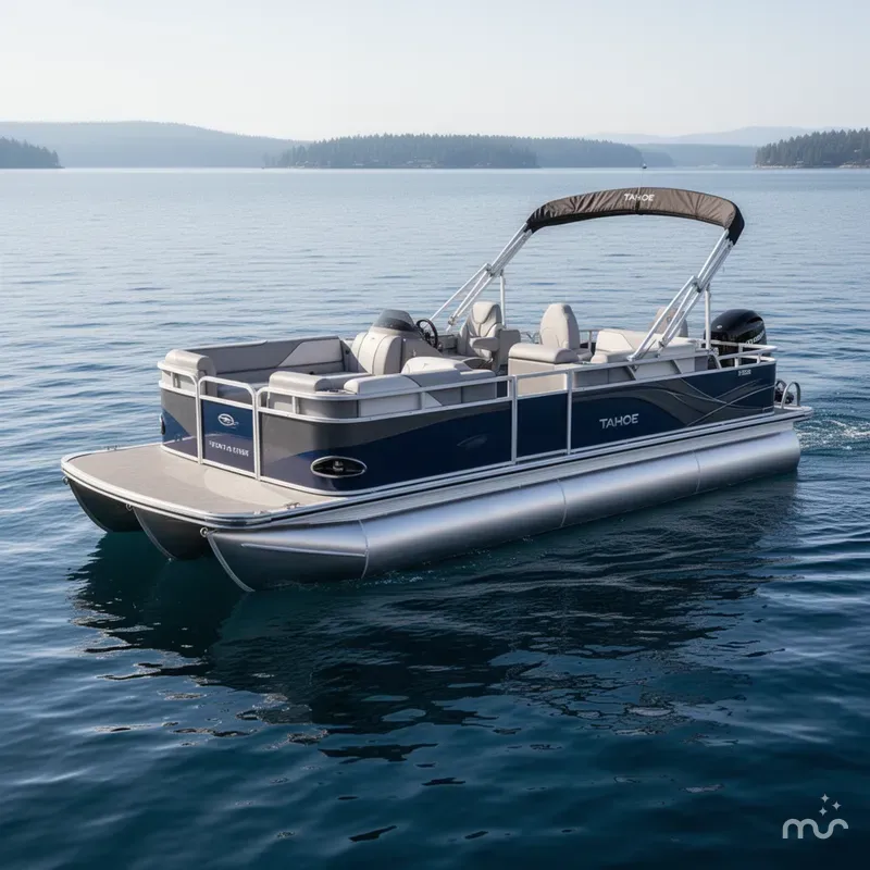 Slide: The Image of Tahoe Sport Fish & Cruise 23E80 Pontoon $33995 2026 - 0