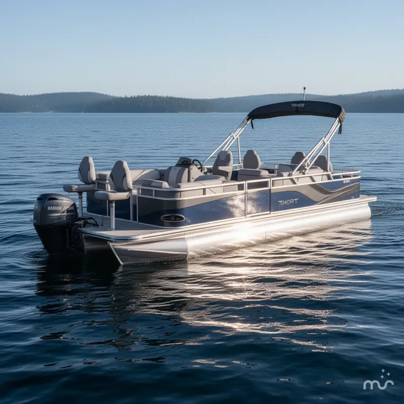 Slide: The Image of Tahoe Sport Fish & Cruise 23E80 Pontoon $33995 2026 - 2