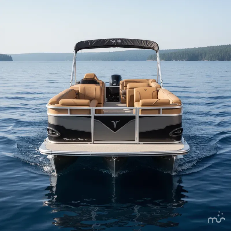 Slide: The Image of Tahoe Sport 2380 Cruise Rear Bench (CRB) & Honda 4-Stroke EFI 2026 - 1