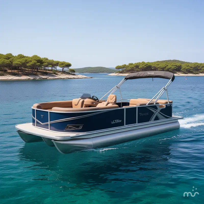 The Image of Tahoe LTZ 1985 Cruise Pontoon & Honda 4-Stroke EFI 2026 - 0