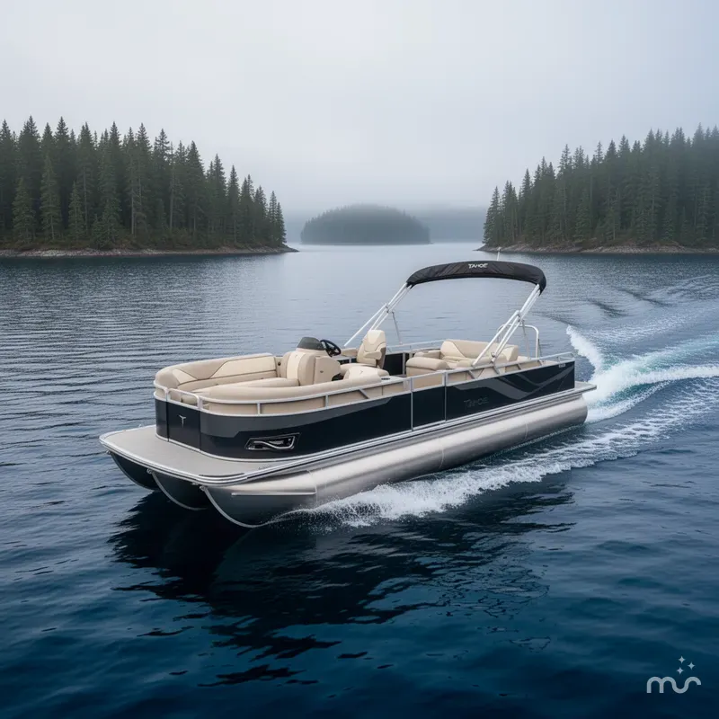 The Image of Tahoe Sport 2385 VRB Swingback Tritoon $47995 2026 - 0