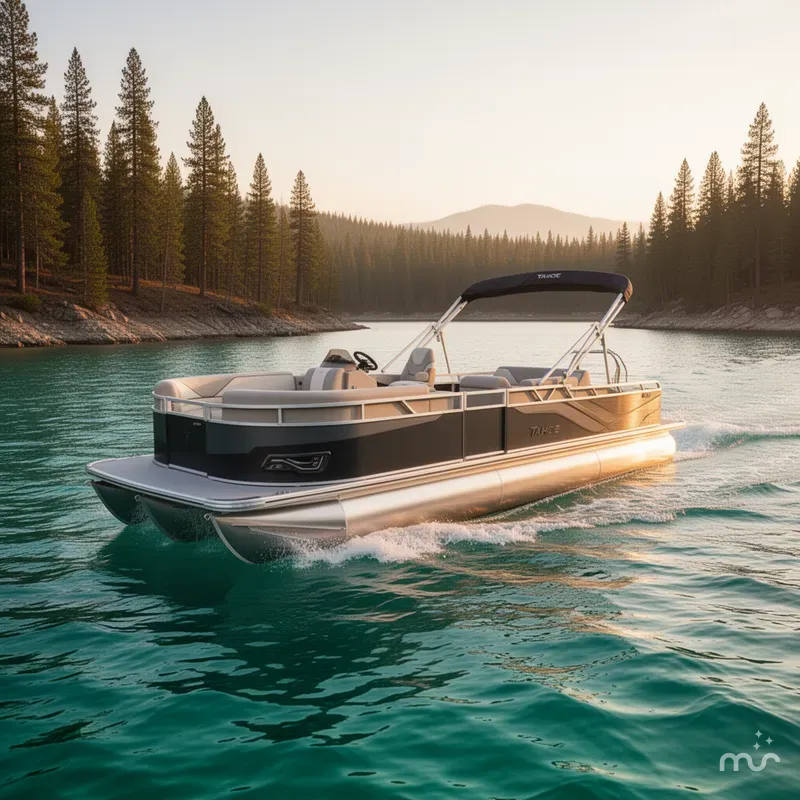 The Image of Tahoe Sport 200HP VRB 2385 Swingback Tritoon 2026 - 0