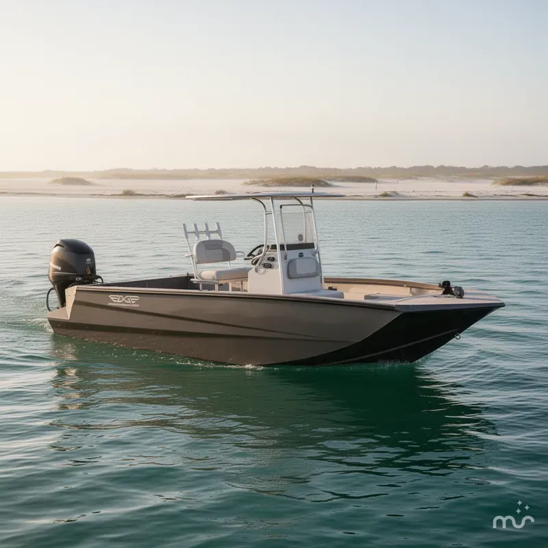 Slide: The Image of Edge Boats Sportsman Series 656DB MID DECK 2026 - 0
