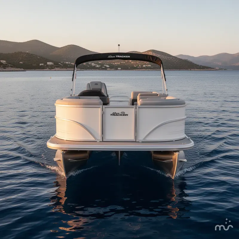 Slide: The Image of Sun Tracker Party Barge 20 DLX 2026 - 1