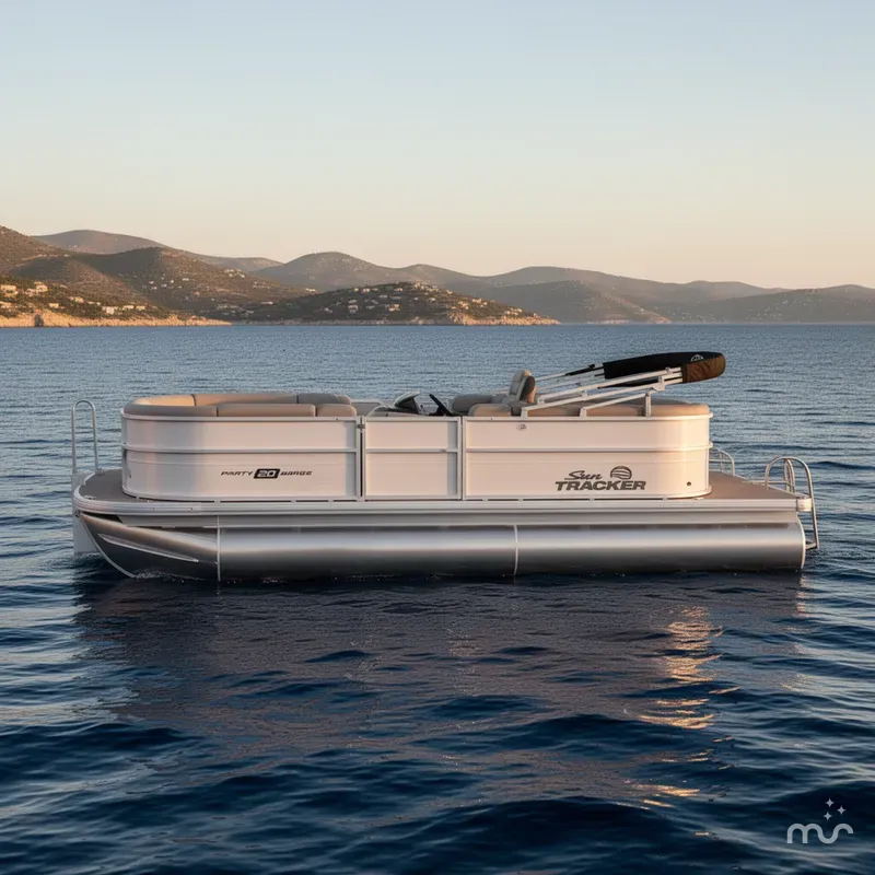 Slide: The Image of Sun Tracker Party Barge 20 DLX 2026 - 2