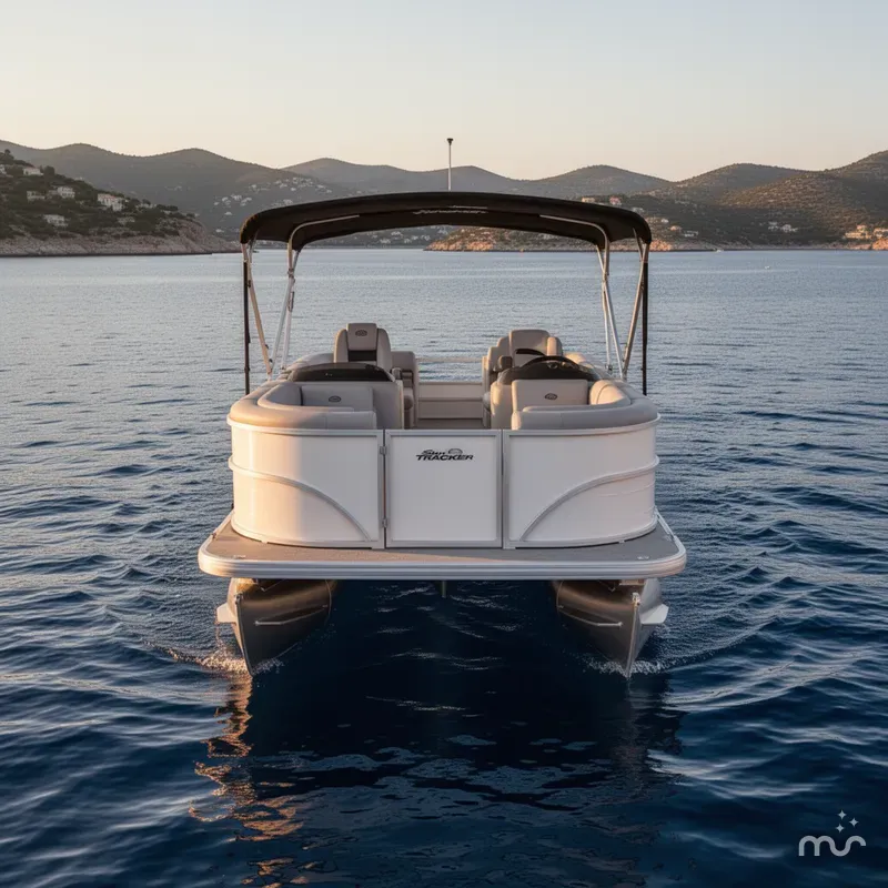 Slide: The Image of Sun Tracker Party Barge 20 DLX 2026 - 3