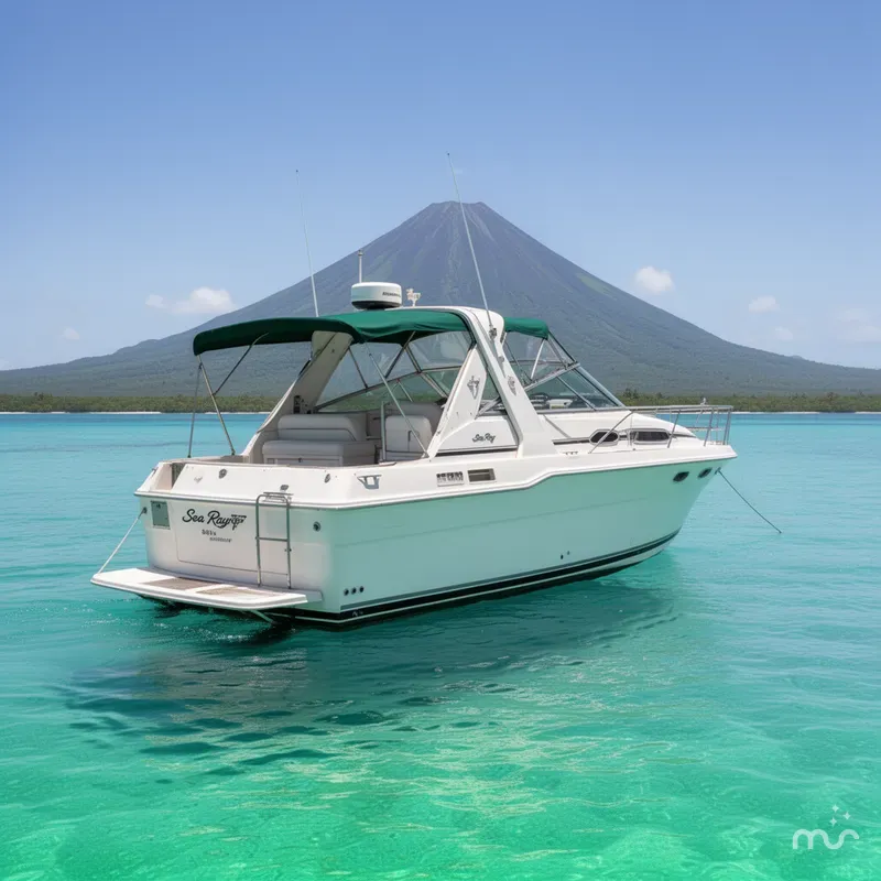 Slide: The Image of Sea Ray 300 Sundancer 1989 - 3