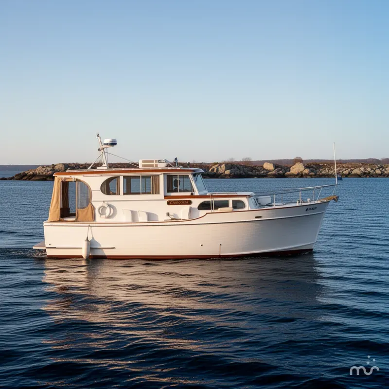 The Image of Custom Cedar Craft 34 Wood Trawler 1987 - 0