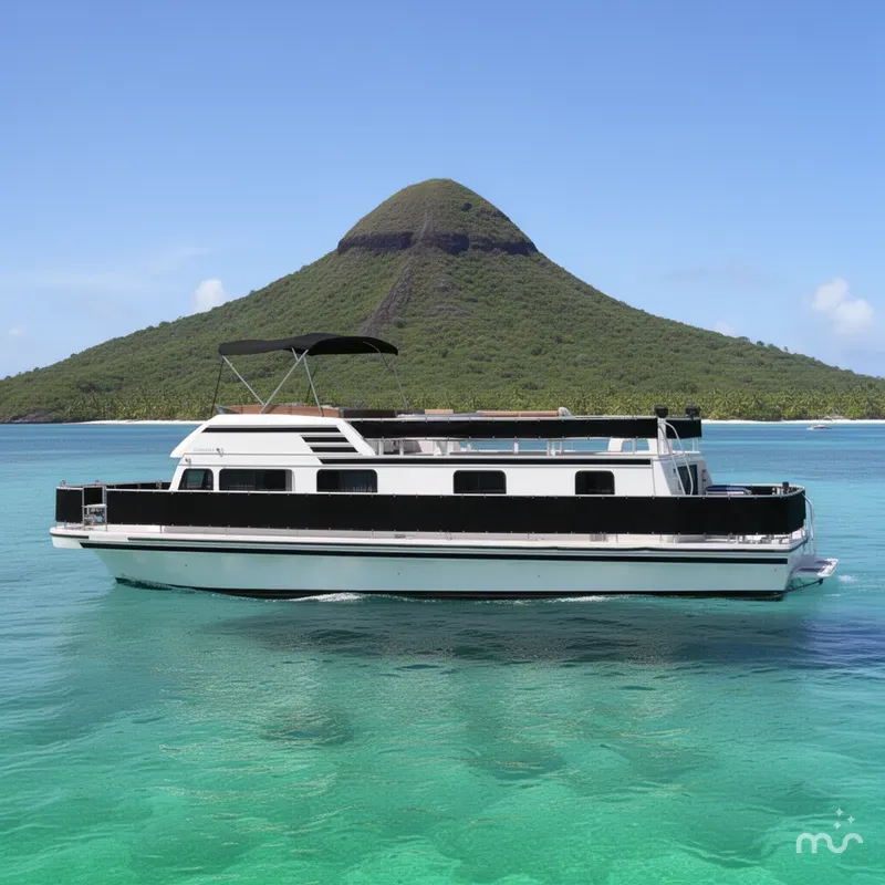 The Image of Gibson 47 Sport Houseboat 1997 - 0
