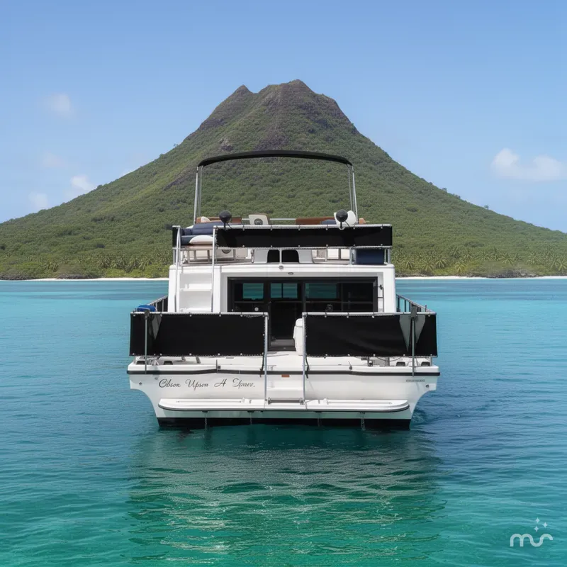 Slide: The Image of Gibson 47 Sport Houseboat 1997 - 3