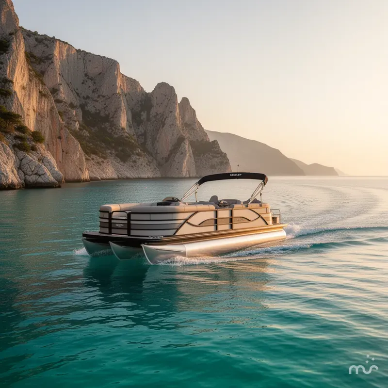 Slide: The Image of Bentley Pontoons Legacy 223 Swingback 2026 - 2
