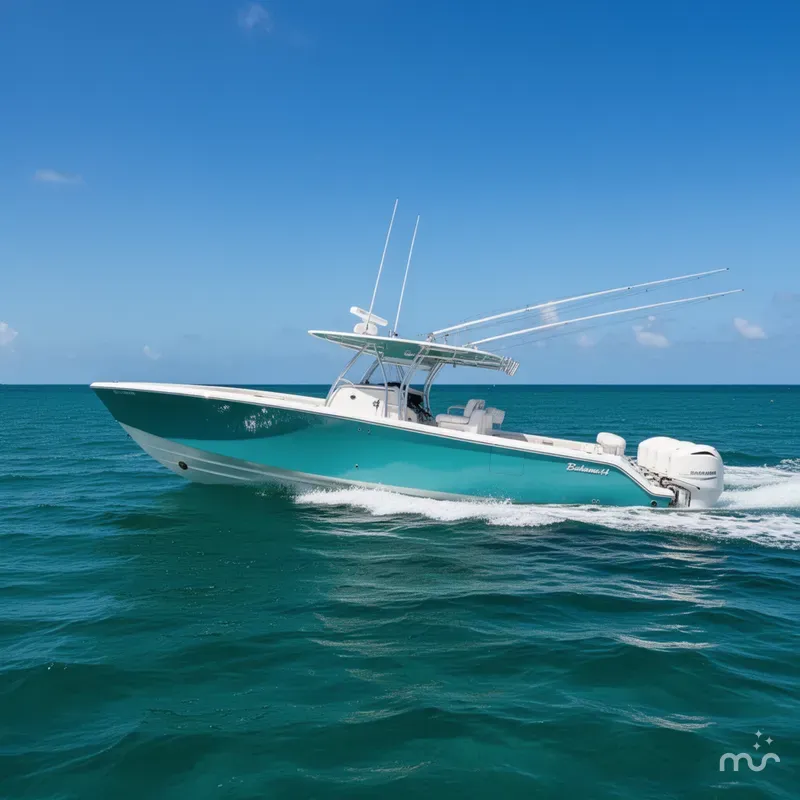 Slide: The Image of Bahama 41 Center Console 2026 - 2