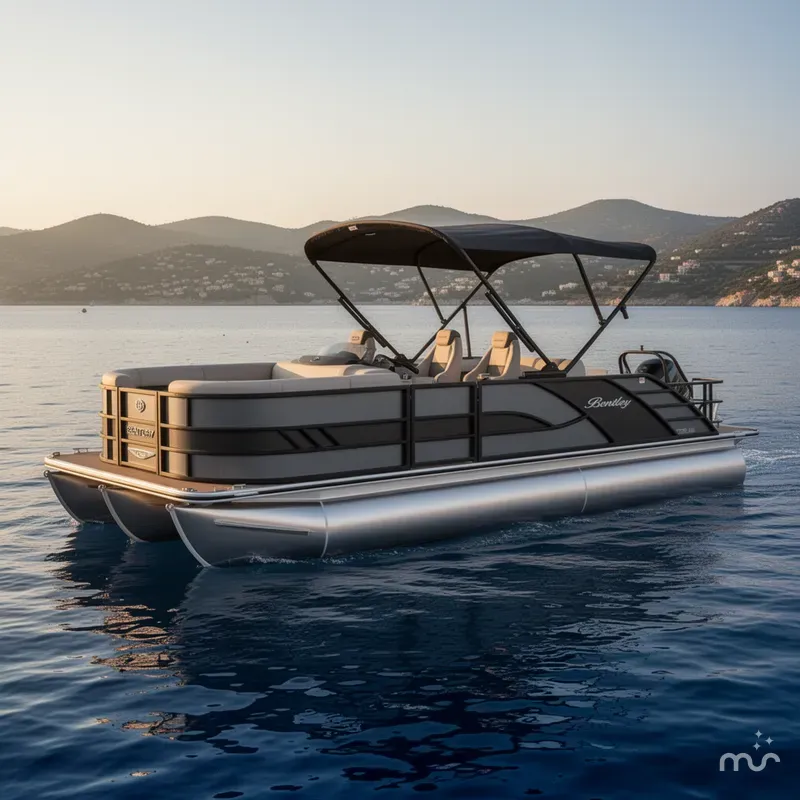 Slide: The Image of Bentley Pontoons Elite 223 Swingback 2026 - 2