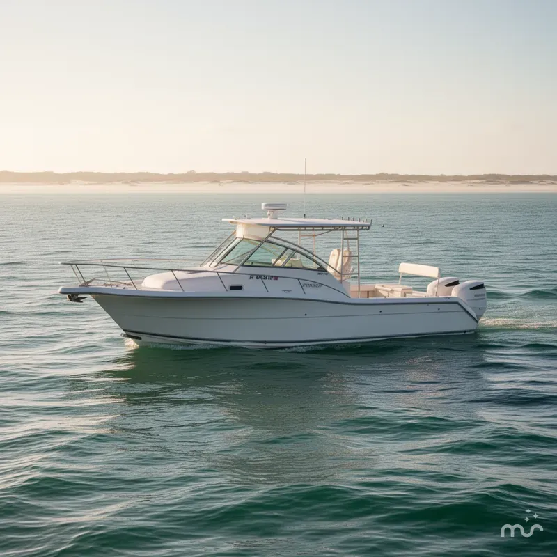 Slide: The Image of Pursuit 3070 Offshore Center Console 2003 - 4