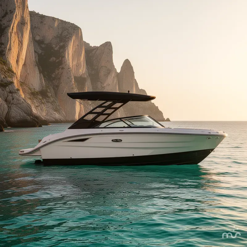 Slide: The Image of Sea Ray SDX 230 2026 - 2