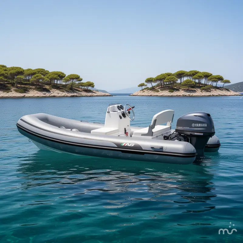 Slide: The Image of AB Mares 11 VSX with Yamaha 40HP 2026 - 2