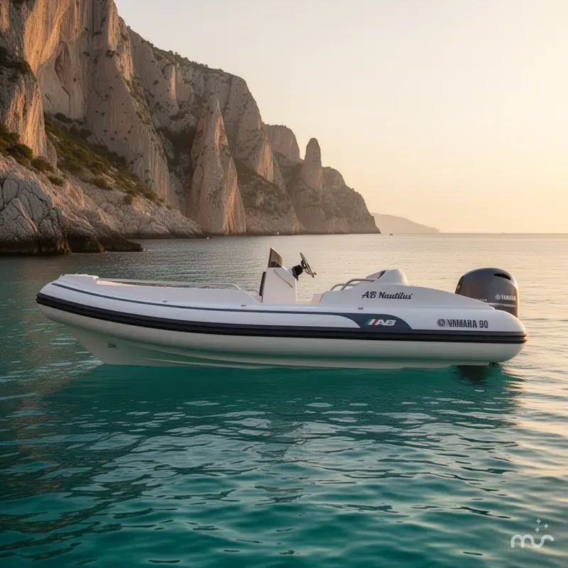 Slide: The Image of AB Nautilus 17 DLX with Yamaha 90HP 2026 - 2