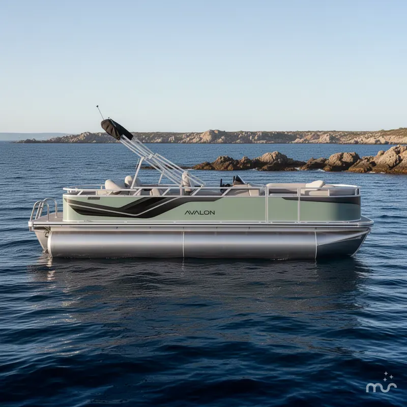 Slide: The Image of Avalon Venture 85 Rear Fish - 21' 2026 - 2